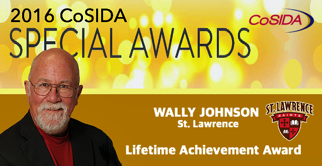 Special Awards Salute: Wally Johnson (St. Lawrence), Lifetime Achievement Award
